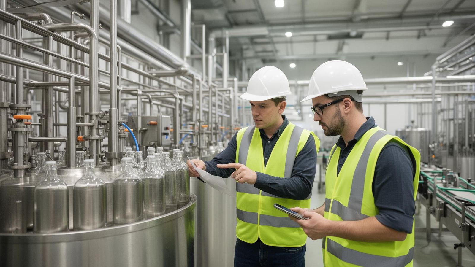 Ispezione di macchinari industriali